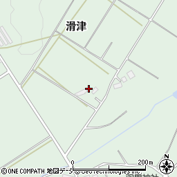 福島県中島村（西白河郡）滑津（雁俣池南）周辺の地図
