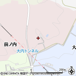 福島県石川町（石川郡）前ノ内周辺の地図