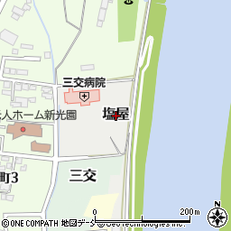 新潟県上越市塩屋周辺の地図