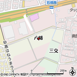 新潟県上越市八幡周辺の地図