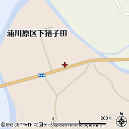 新潟県上越市浦川原区下猪子田125周辺の地図