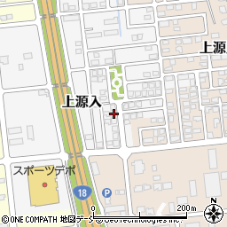 新潟県上越市上源入496周辺の地図