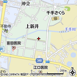 新潟県十日町市上新井周辺の地図