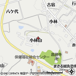 福島県泉崎村（西白河郡）泉崎（小林山）周辺の地図