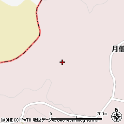 福島県石川郡古殿町論田京塚周辺の地図