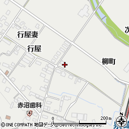 福島県泉崎村（西白河郡）泉崎（柳町）周辺の地図