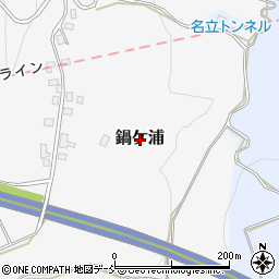 新潟県上越市鍋ケ浦周辺の地図