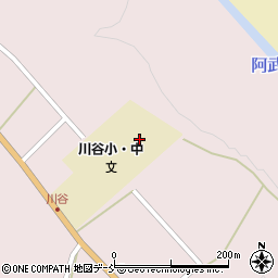 西郷村立川谷小学校周辺の地図
