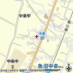 中条公民館周辺の地図