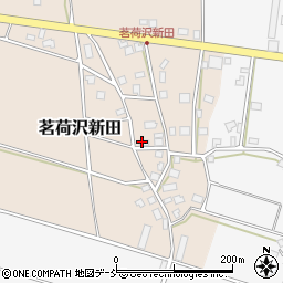 茗ケ沢新田公会堂周辺の地図