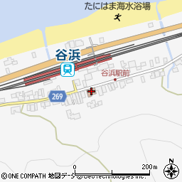 谷浜郵便局 ＡＴＭ周辺の地図