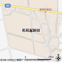 新潟県南魚沼市茗荷沢新田周辺の地図