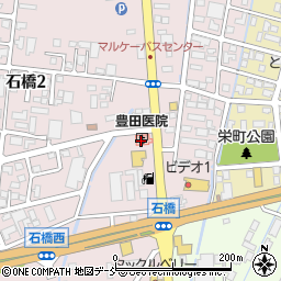 豊田医院周辺の地図