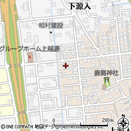 新潟県上越市上源入370周辺の地図