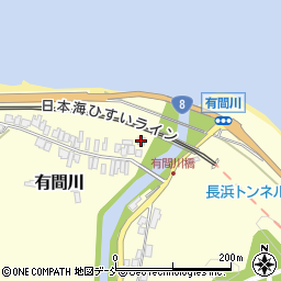 市立谷浜・桑取地区公民館周辺の地図