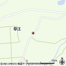 石川県羽咋郡志賀町草江ト周辺の地図