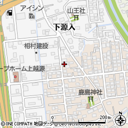 新潟県上越市上源入378周辺の地図