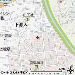 新潟県上越市上源入418-6周辺の地図