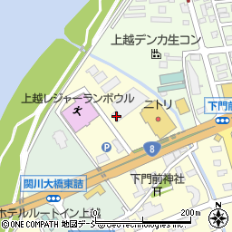 炭火焼肉牛角直江津店周辺の地図