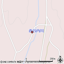 石川県七尾市中島町西谷内レ周辺の地図