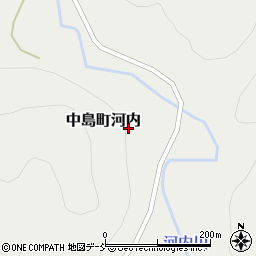 石川県七尾市中島町河内周辺の地図