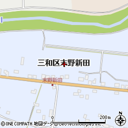 新潟県上越市三和区末野新田周辺の地図