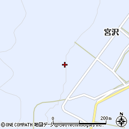 福島県南会津町（南会津郡）宮沢（百苅）周辺の地図
