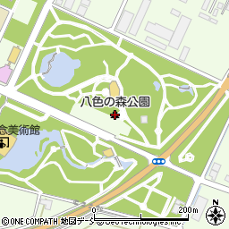 奥只見レクリェーション都市公園（八色の森公園）周辺の地図