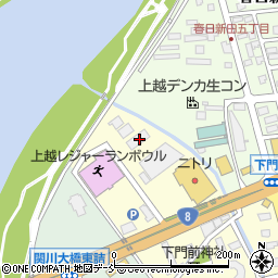 新潟県上越市下門前837-1周辺の地図