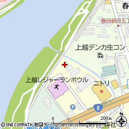 関川テラス周辺の地図