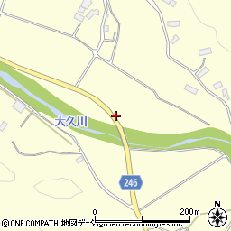福島県いわき市大久町大久堂目木周辺の地図