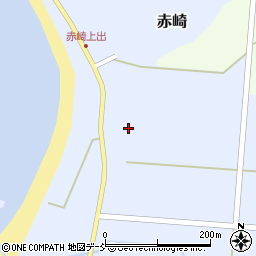 石川県羽咋郡志賀町赤崎ニ周辺の地図