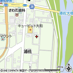 新潟県南魚沼市浦佐周辺の地図
