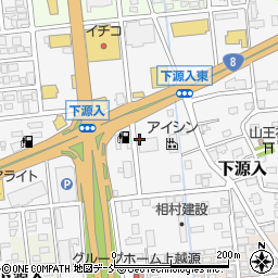 株式会社新潟材協　上越支店周辺の地図