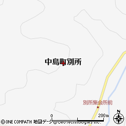 石川県七尾市中島町別所周辺の地図