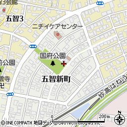 新潟県上越市五智新町周辺の地図