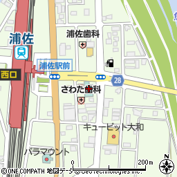 浦佐ホテルオカベ周辺の地図