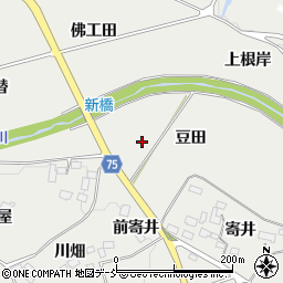 福島県泉崎村（西白河郡）泉崎（豆田）周辺の地図