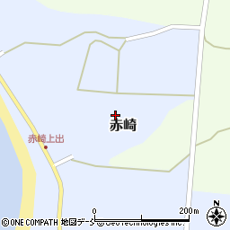 石川県羽咋郡志賀町赤崎周辺の地図