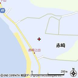 石川県羽咋郡志賀町赤崎ロ周辺の地図
