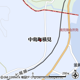石川県七尾市中島町横見周辺の地図