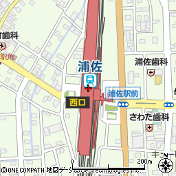 うおぬま・浦佐駅観光案内所周辺の地図