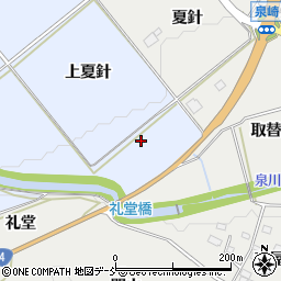 福島県泉崎村（西白河郡）太田川（上夏針）周辺の地図