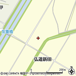 新潟県十日町市弘道新田周辺の地図