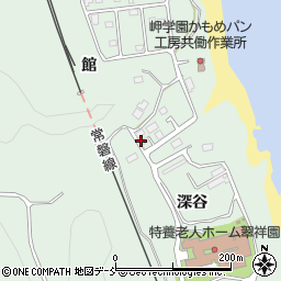 福島県いわき市久之浜町末続（深谷）周辺の地図