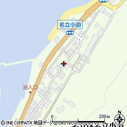 新潟県上越市名立区名立小泊周辺の地図