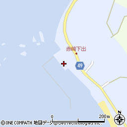 石川県漁業協同組合　西海支所西浦出張所周辺の地図