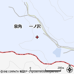 福島県西白河郡泉崎村太田川一ノ沢周辺の地図