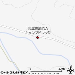 会津高原ＩＮＡキャンプビレッジ周辺の地図