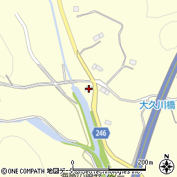 福島県いわき市大久町大久山ノ神周辺の地図